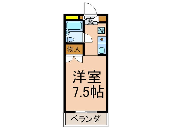 大森南マンションの物件間取画像